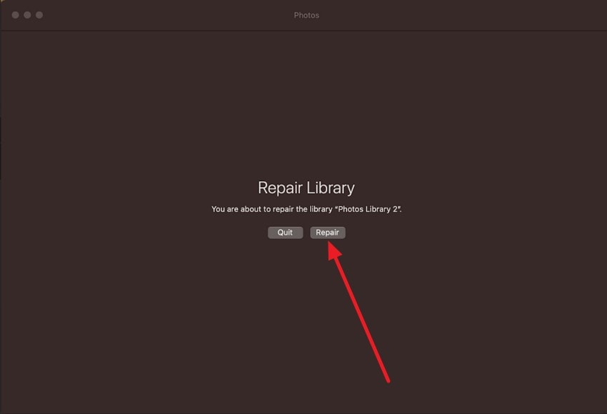 repair photo library