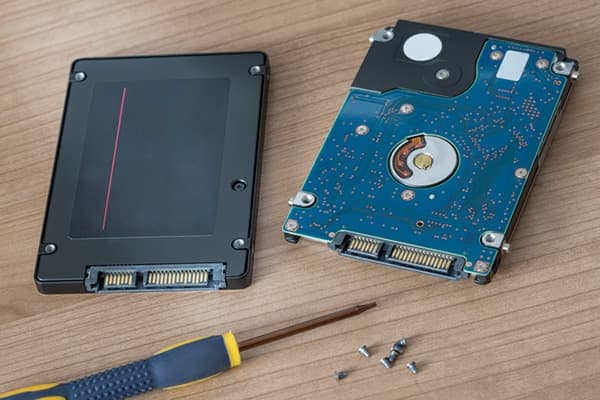 remove the old laptop hard drive