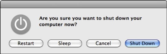 turn off mac
