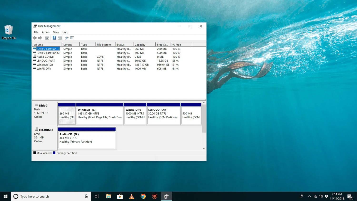  open disk management system 