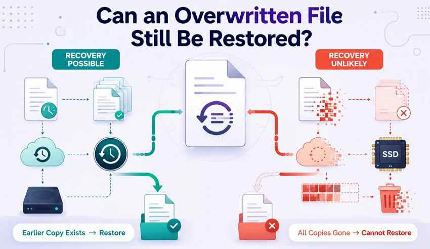 overwritten file recovery options