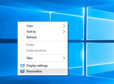 visit personalize settings