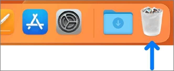 trash icon on mac 