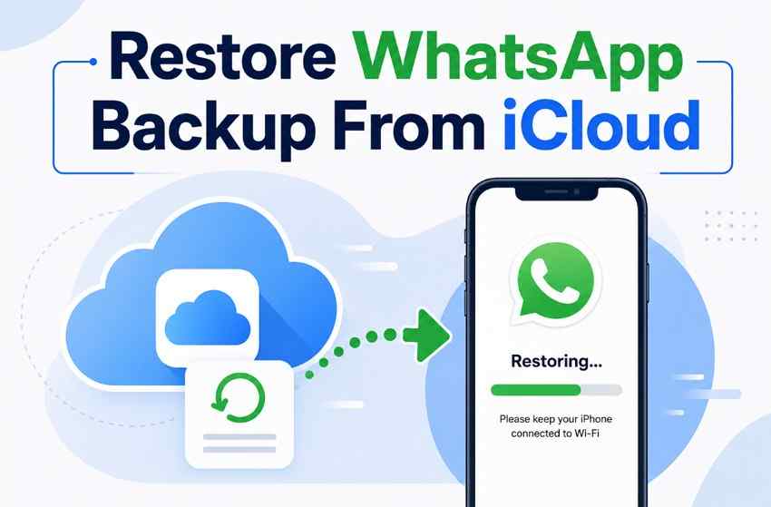 How to Restore WhatsApp Backup From iCloud on iPhone