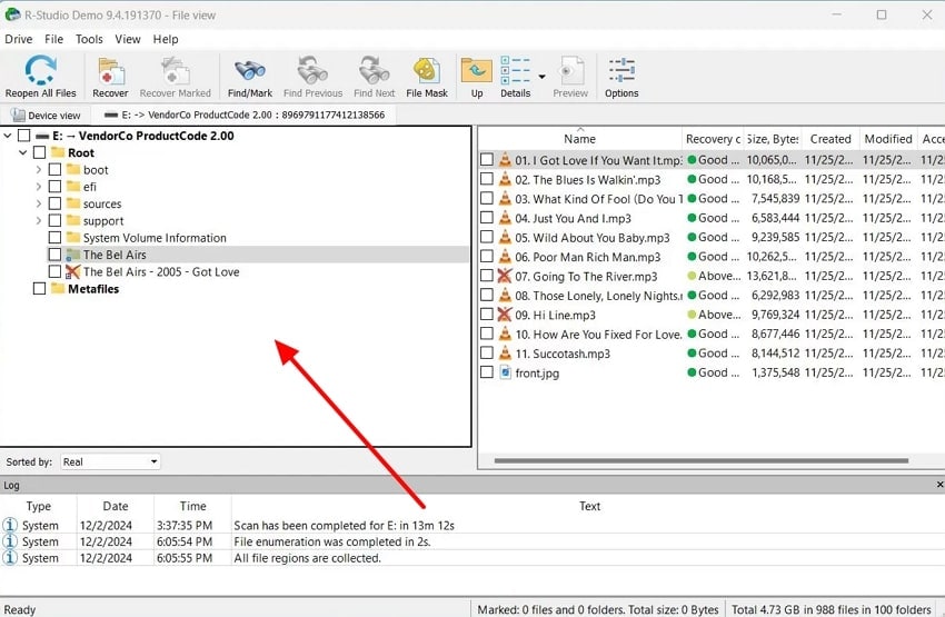 explore the recovered participations