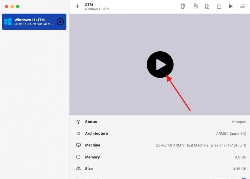tap on given arrow option