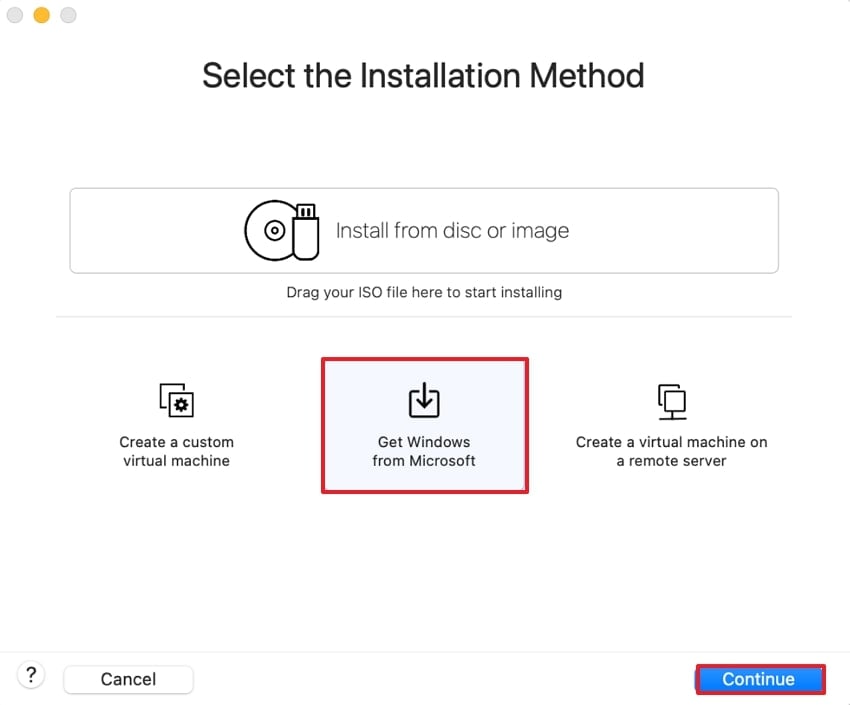select get windows from microsoft