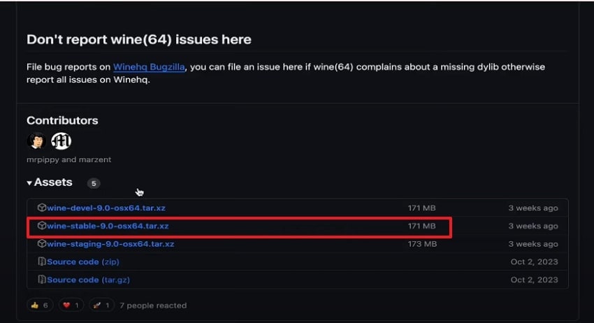 download required link