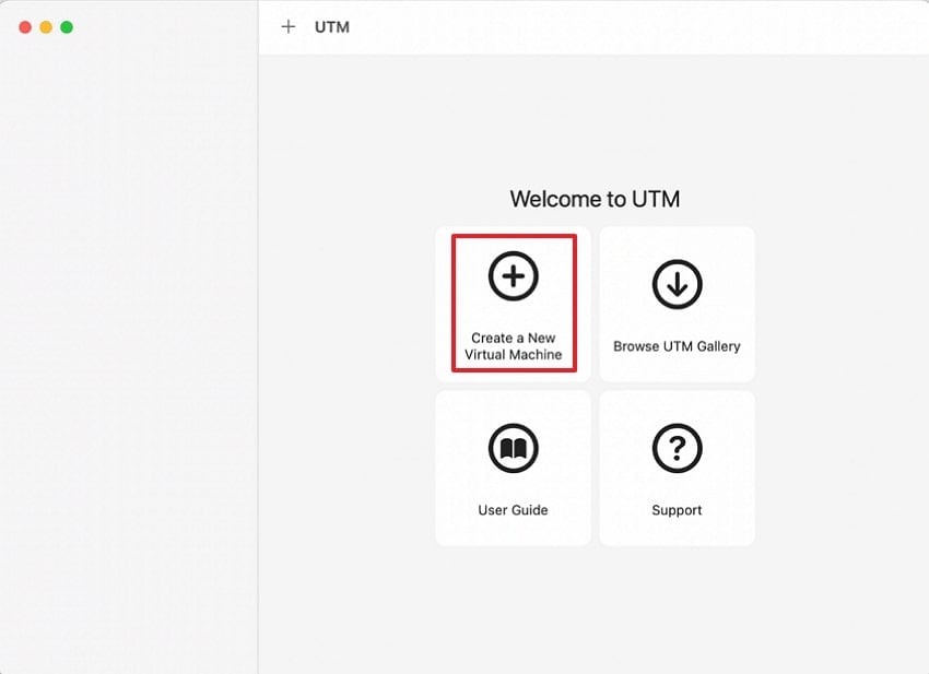 select create new virtual machine