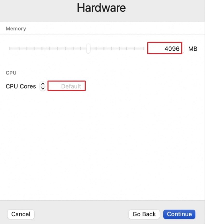 choose hardware cpu core