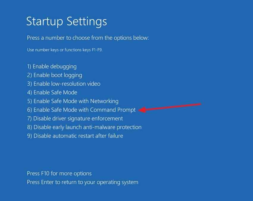 choose command prompt mode
