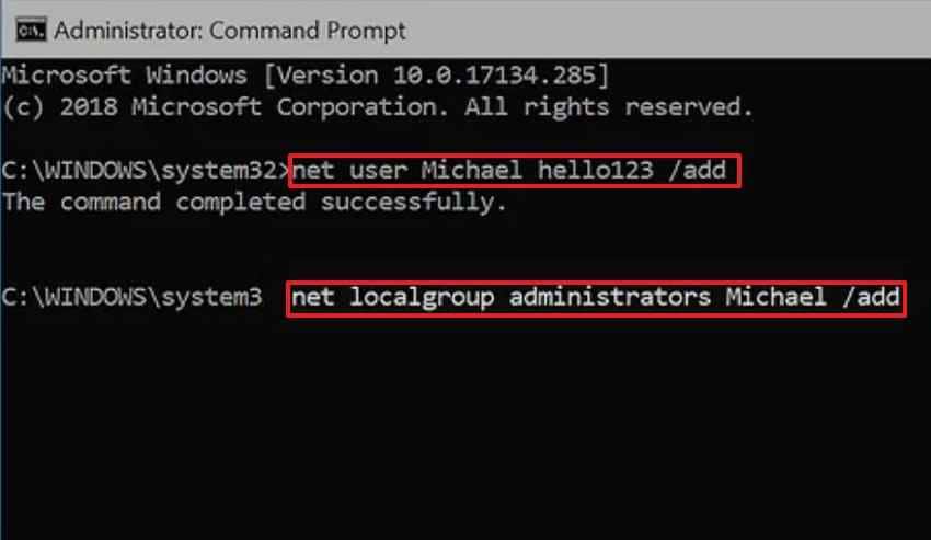 create new admin profile