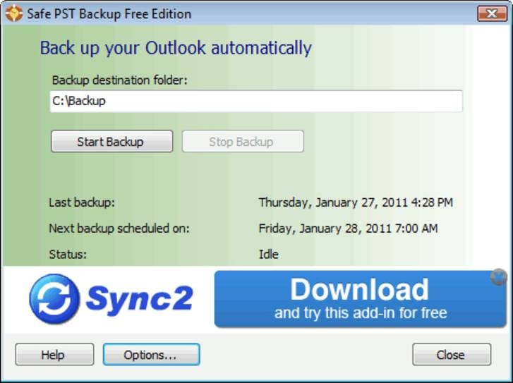 safe pst backup download