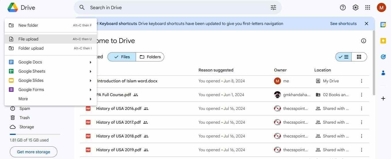 upload an sd card backup folder to google drive