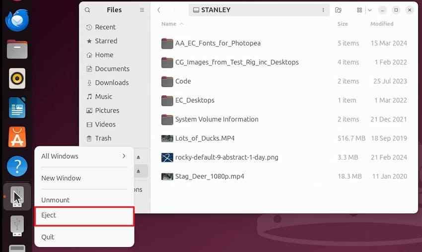 safely eject sd card after formatting