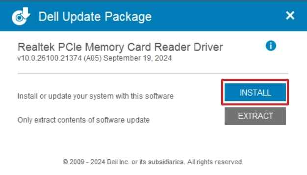 install driver and restart pc