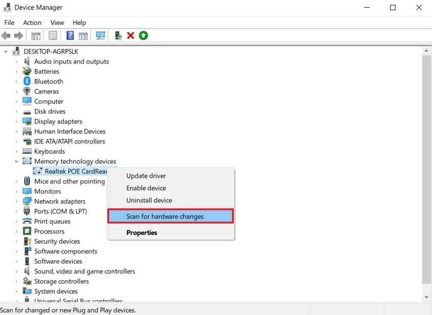 scan card reader hardware changes