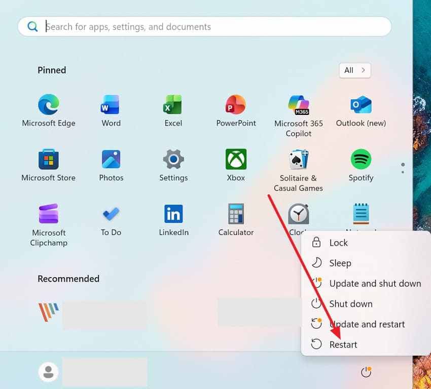restart pc with sd card connected