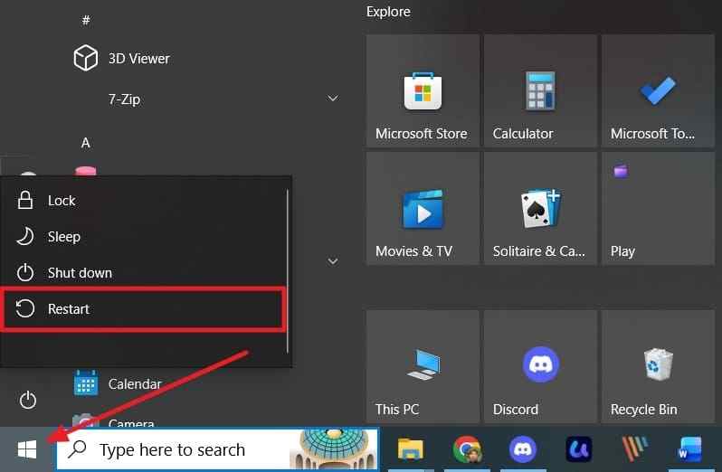reinsert sd card and restart pc