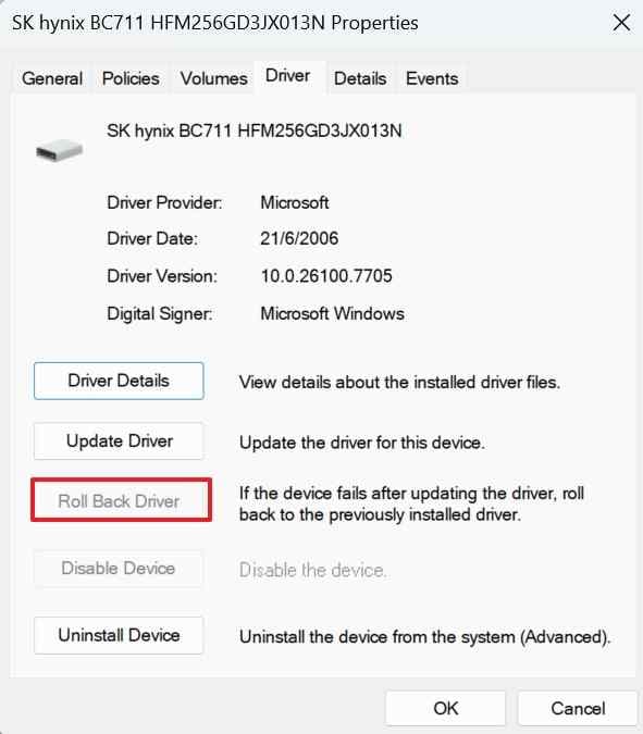 roll back card reader driver