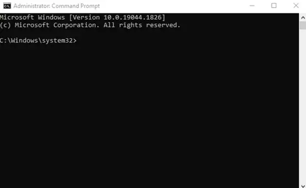 layar pembuka command prompt