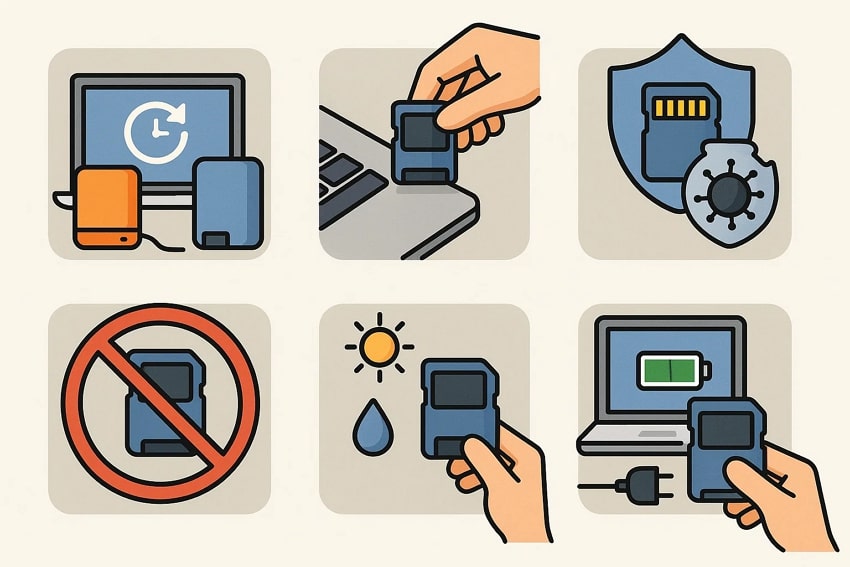 tips to avoid sd card loss