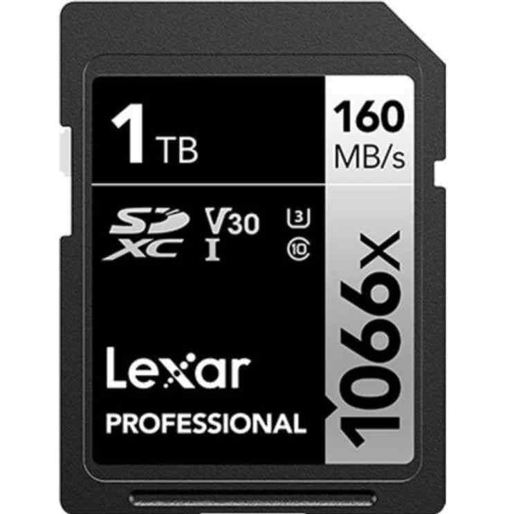 lexar sd card to record video