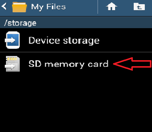 /sdcard android partition