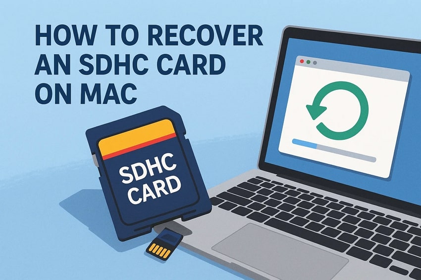 recover sdhc card guide