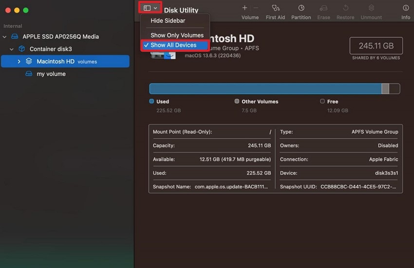 disk utility sdhc card recovery mac