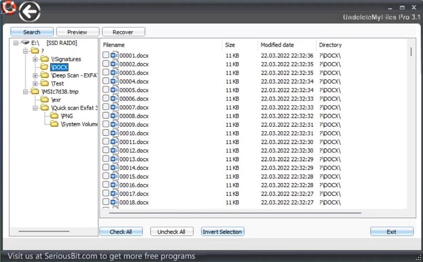 utilize undeletemy files recovery software