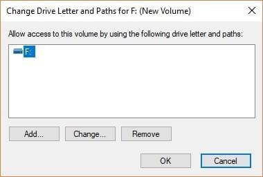 assigning drive letter on windows
