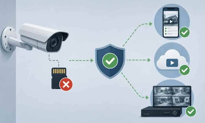 check camera or cloud copies