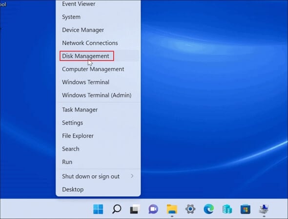 convert exfat to fat32 using disk management