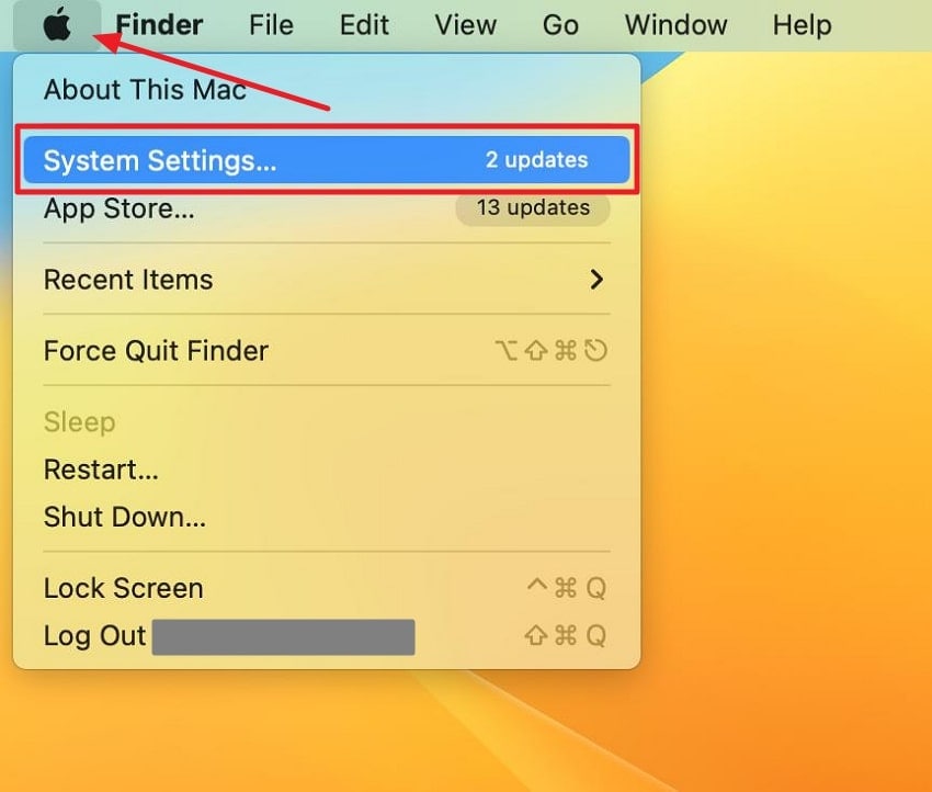 open system settings mac