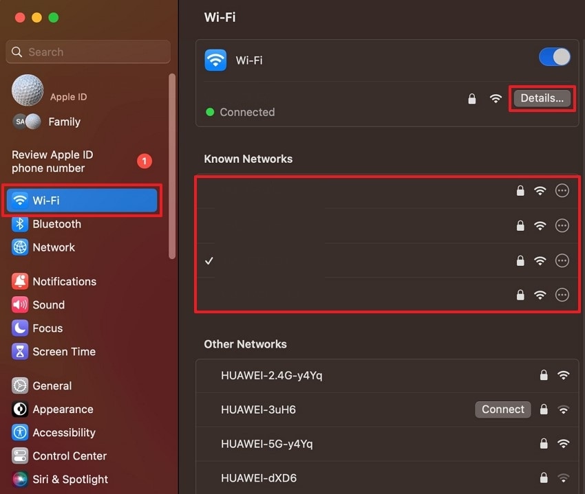 check internet connection