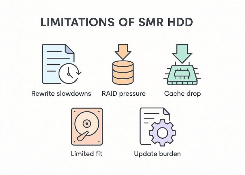 limitations of smr hdd