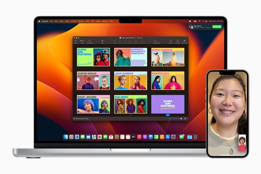 macos ventura video conferencing