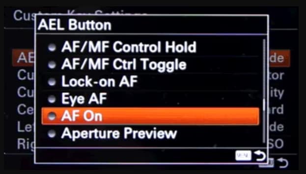 enable af on