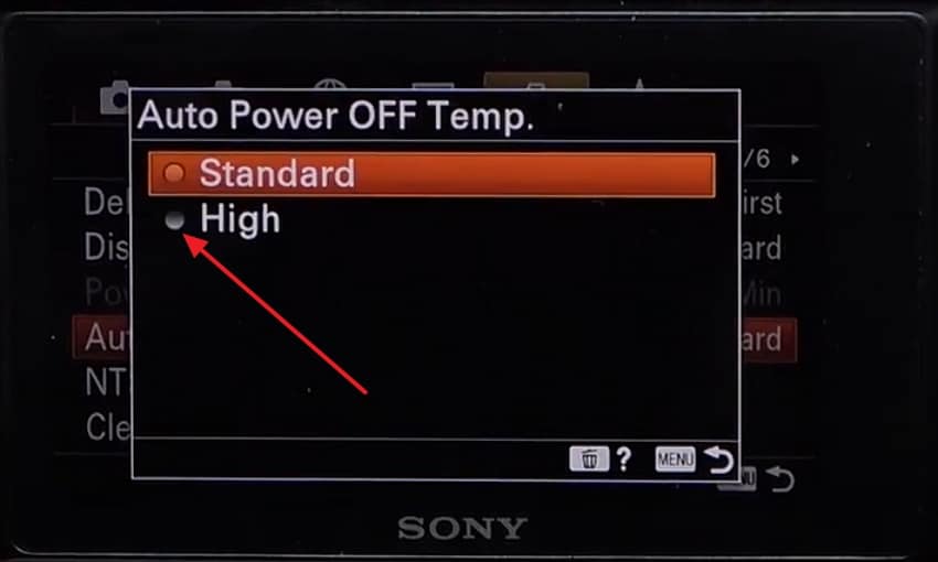 switch from standard to high