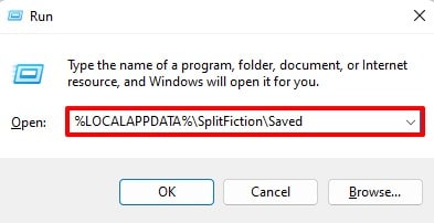 find lost split files run window