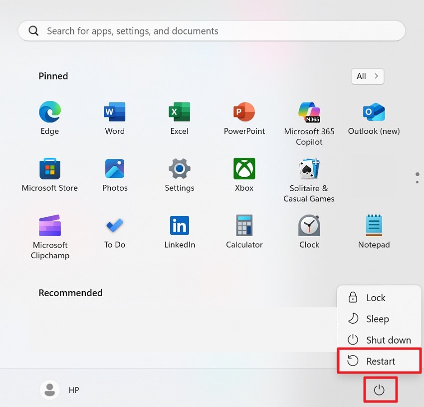 restart desktop device