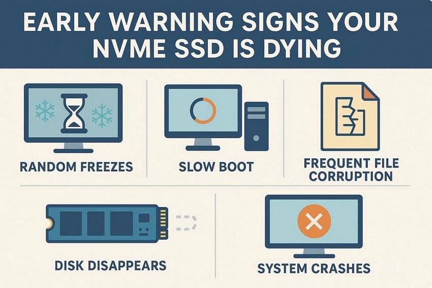 signs nvme ssd health decreasing