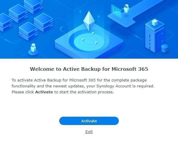 synology active backup para microsoft 365 