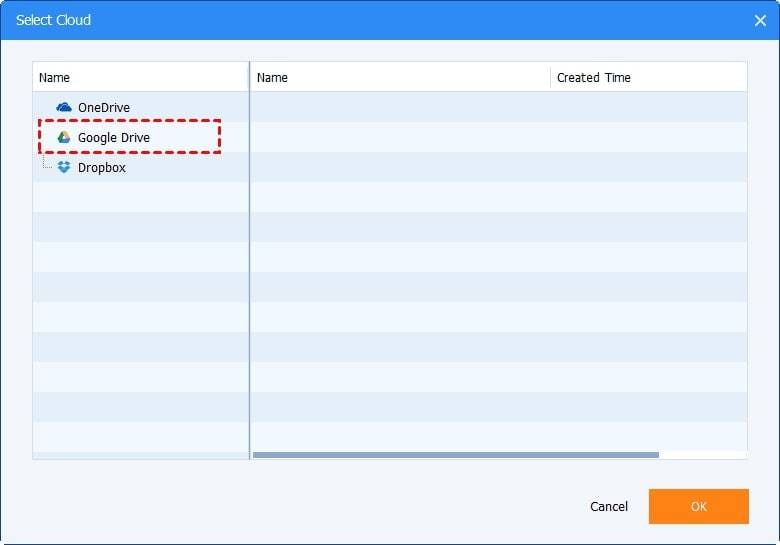 mengonfirmasikan backup synology ke google drive