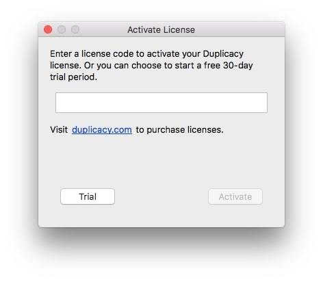 open the duplicacy tool
