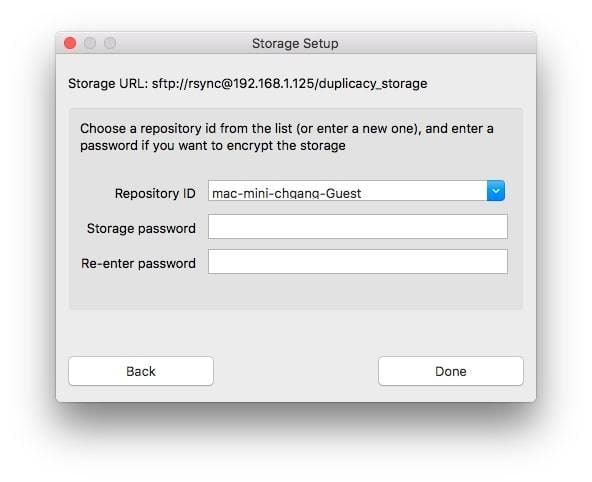 securely encrypt the storage