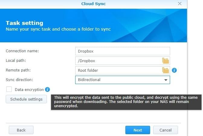 cloud sync data encryption