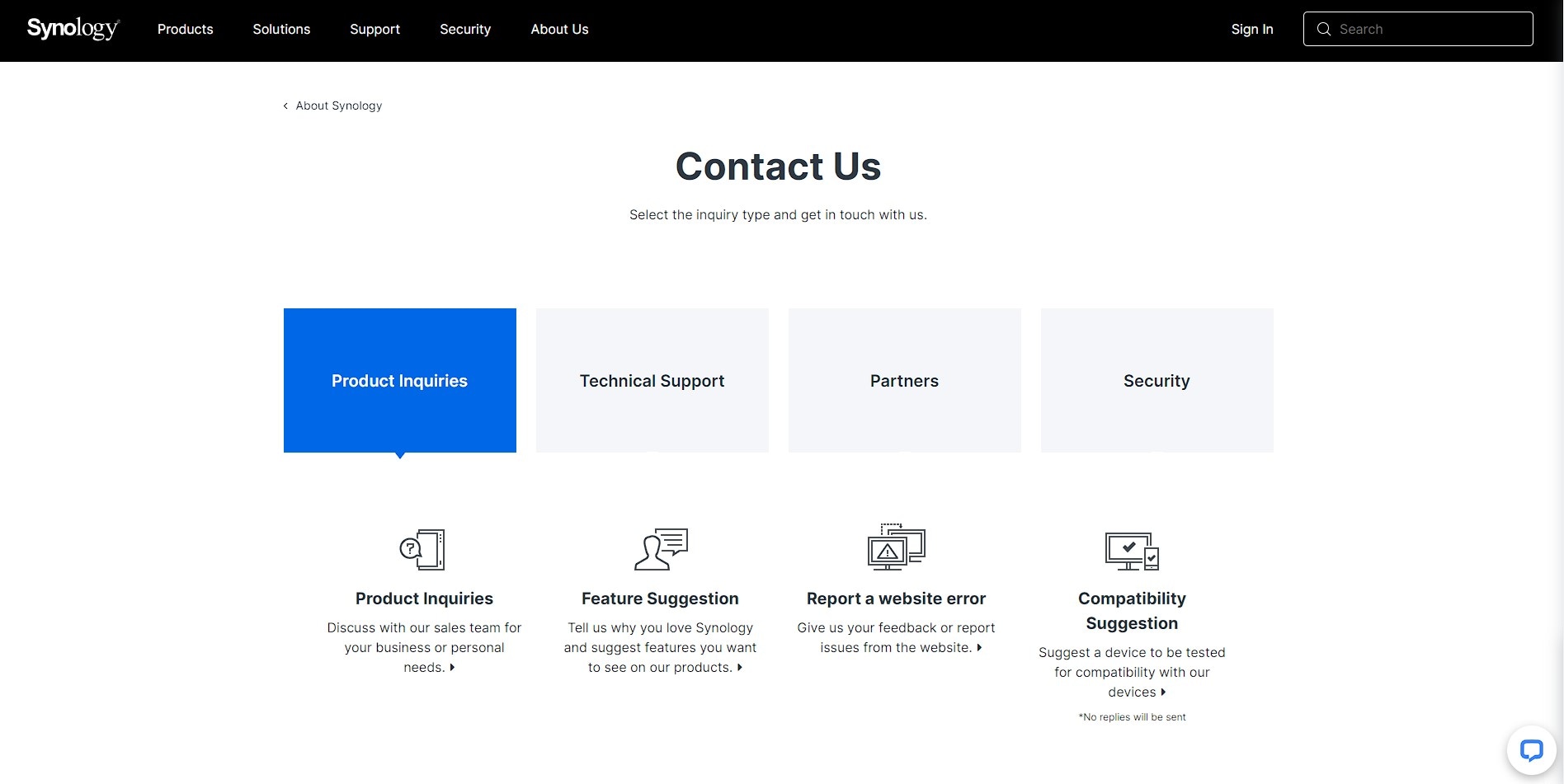 synology customer support portal