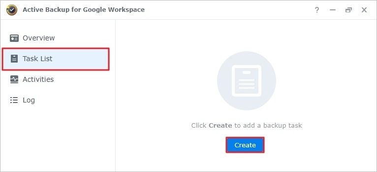 synology task creation wizard